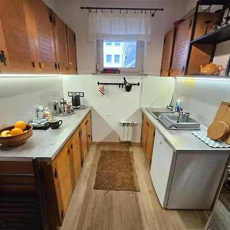 Schicke 2-zimmer-wohnung Im Vintage-look Krakau