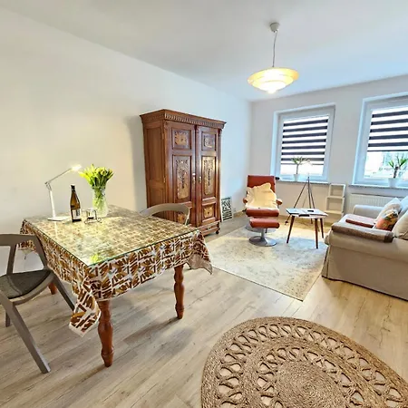 Schicke 2-zimmer-wohnung Im Vintage-look Krakau